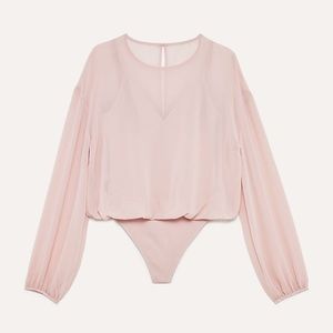Blush bodysuit by Wilfred